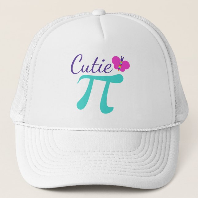 Casquette Symbole Cutie Pi Pun mathématique (Devant)