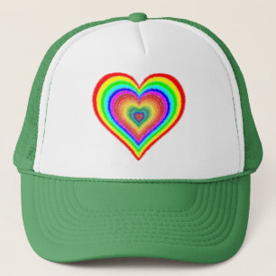 Casquette Symbole d'amour arc-en-ciel Saint-Valentin-25543