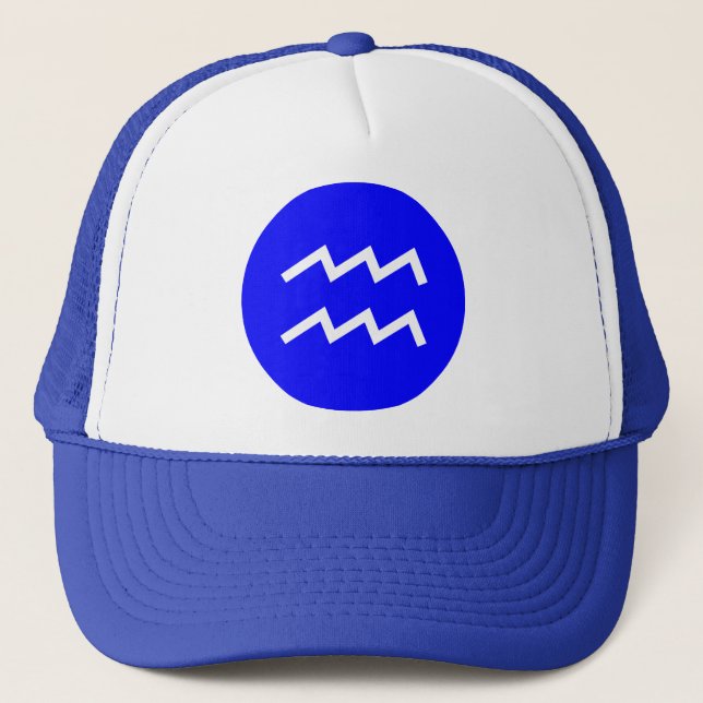 Casquette Symbole d'Aquarius (Devant)