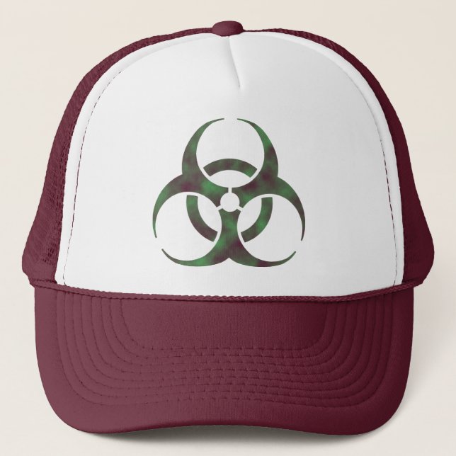 Casquette Symbole de Biohazard de zombi (Devant)