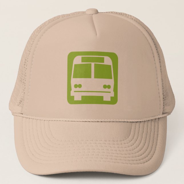 Casquette Symbole de bus - Noir (Devant)
