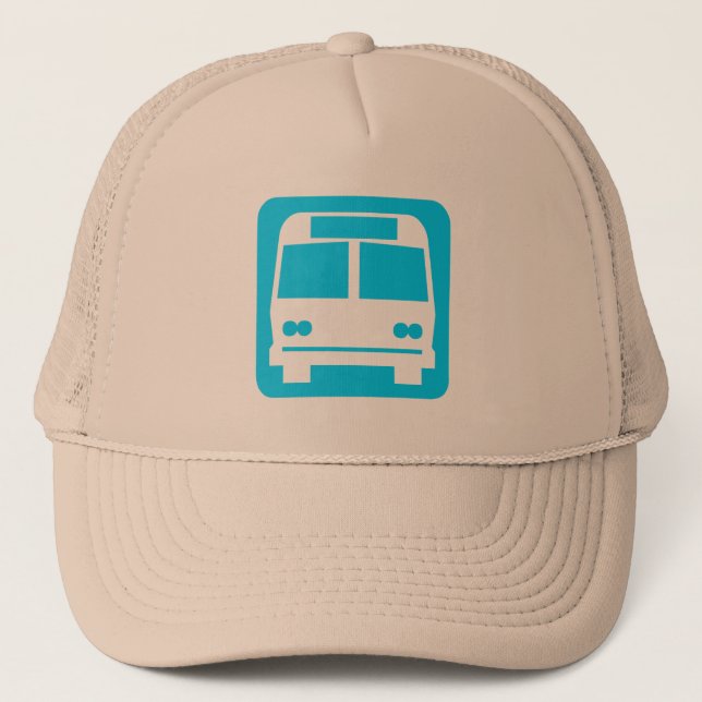 Casquette Symbole de bus - Sky Blue (Devant)
