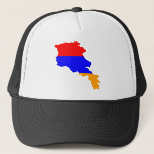 Casquette symbole de la forme du drapeau du pays de l'arméni