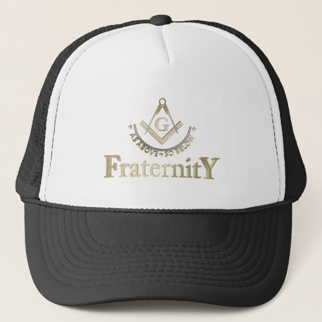 Casquette symbole de la franc-maçonnerie (Devant)