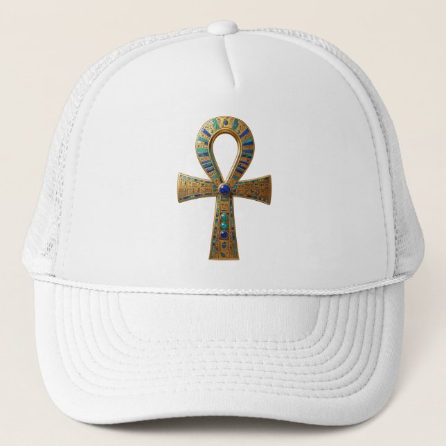 Casquette Symbole de l'Ankh - Clé de la vie (Devant)