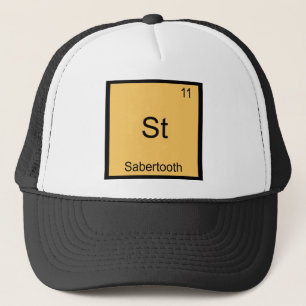 Casquette Symbole de l'élément de chimie sainte - Sabertooth