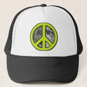 CASQUETTE SYMBOLE DE PAIX LUNE VERTE