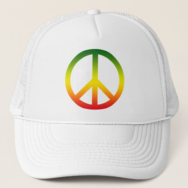 Casquette Symbole de paix Rasta (Devant)