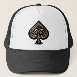 Casquette Symbole de pelles : Orange et rouge :