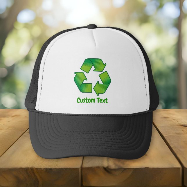 Casquette Symbole de recyclage (Créateur téléchargé)