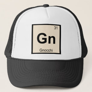 Casquette Symbole de table périodique Gn - Chimie Gnocchi