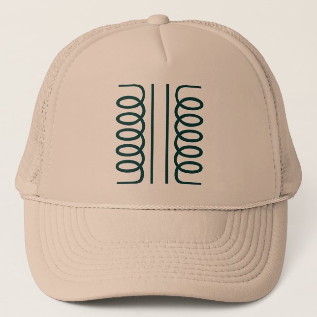 Casquette Symbole de transformateur électrique (Devant)