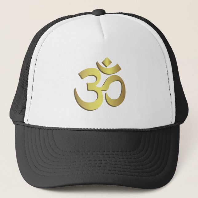 Casquette Symbole de yoga de l'OM (Aum) Namaste (Devant)