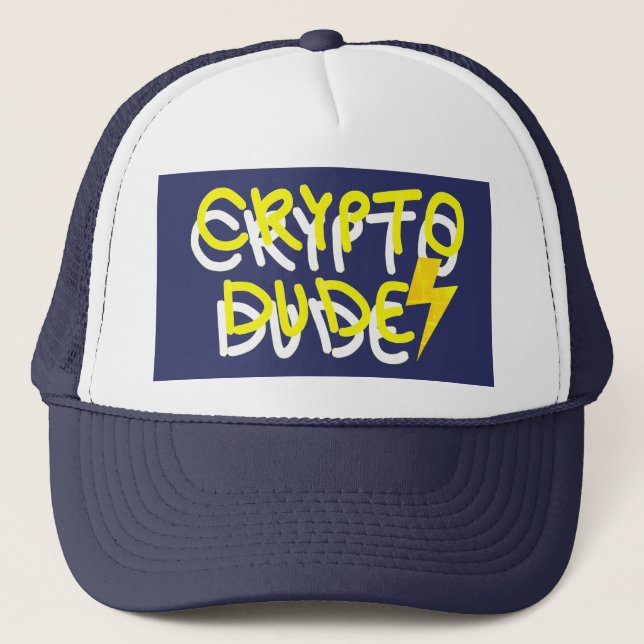 Casquette SYMBOLE D'ÉNERGIE Funky Crypto Dude (Devant)