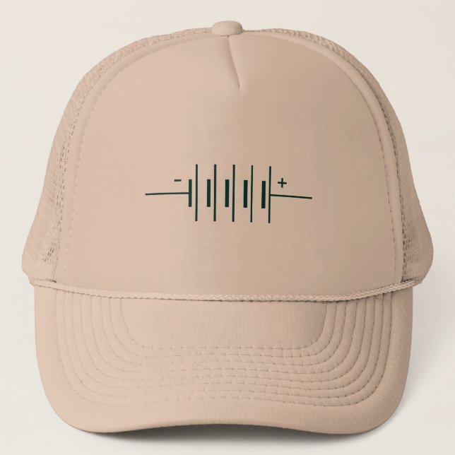 Casquette Symbole des batteries (Devant)