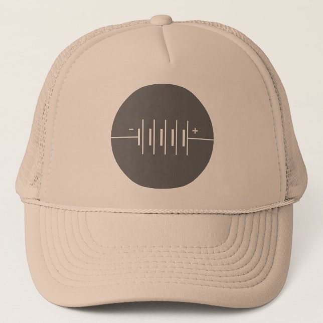 Casquette Symbole des piles cerclées (Devant)