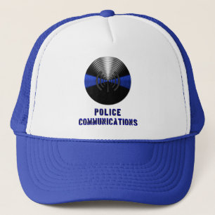 Casquette Symbole divisionnaire de ligne bleue mince - 911