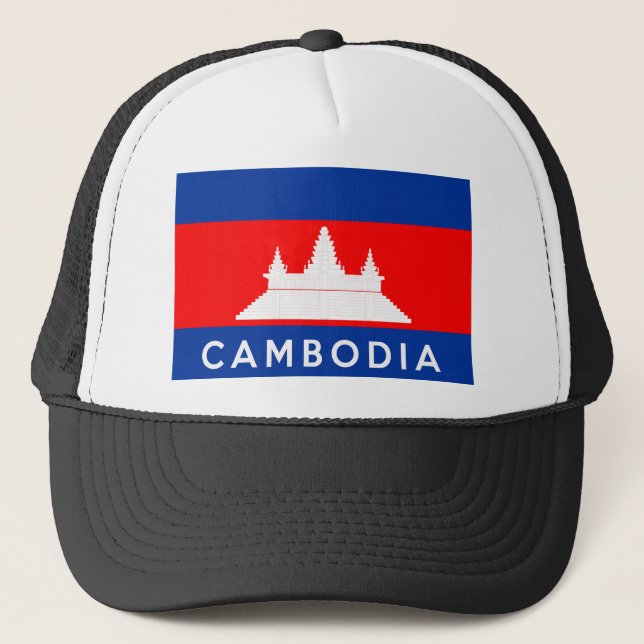 Casquette symbole du pays du cambodge nom (Devant)