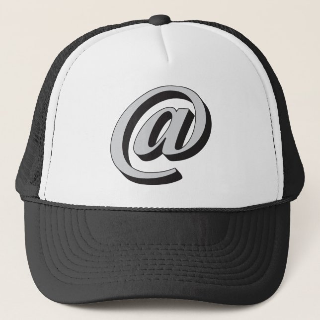 Casquette Symbole e-mail 3D (Devant)