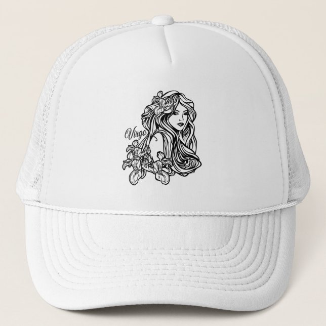Casquette Symbole et signe du zodiaque Vierge (Devant)