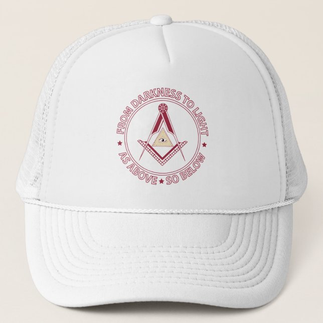 Casquette Symbole franc-maçonnerie (Devant)