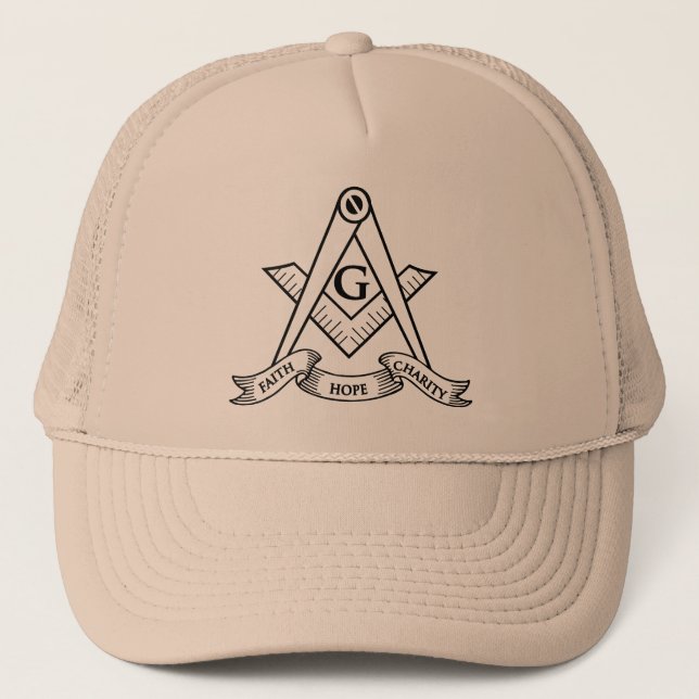 Casquette Symbole franc-maçonnerie (Devant)