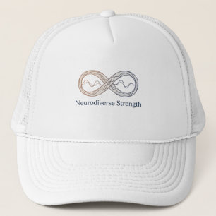 Casquette Symbole infini de force neurodiversité minimaliste