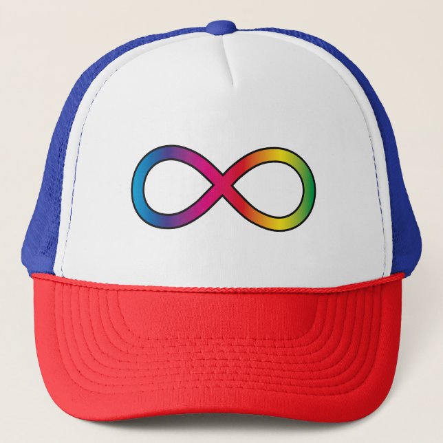 Casquette Symbole infini de la neurodiversité (Devant)