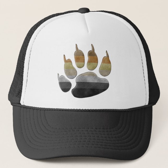 Casquette Symbole Paw coloré de l'indicateur Gay Bear Pride (Devant)