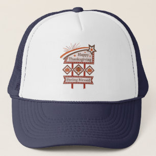 Casquette Symbole rétro du bon thanksgiving béni