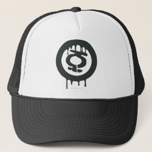 Casquette Symbole vert de peinture de lanterne
