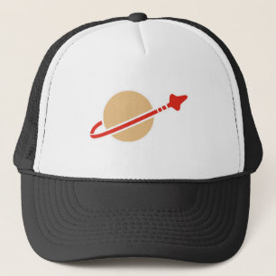 Casquette Symbole vintage d'astronaute de l'espace de brique