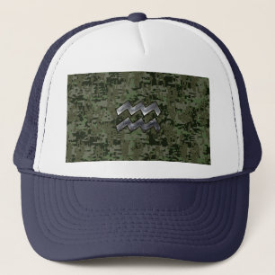 Casquette SYMBOLE Zodiaque Aquarius Camouflage numérique ver