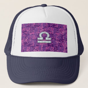 Casquette Symbole Zodiaque de la Libra moderne sur Camo numé
