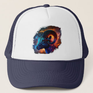 Casquette SYMBOLE Zodiaque Étoile Aries Trucker Chapeau