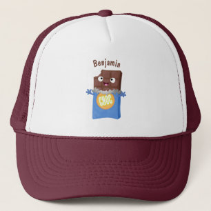 Casquette Sympa chocolat chocolat bonbon bar personnage de d
