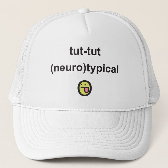 Casquette Syndrome d'Asperger Sensibilisation neuro-typique  (Devant)