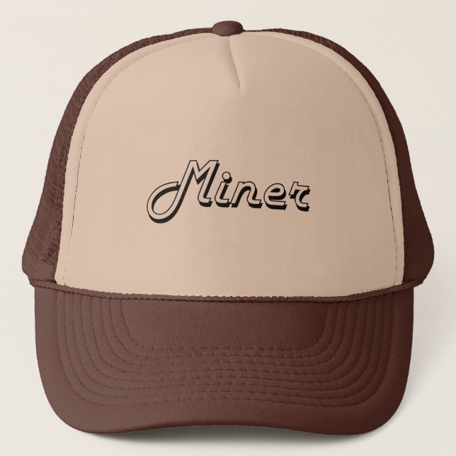 Casquette Système de travail classique de mineur (Devant)