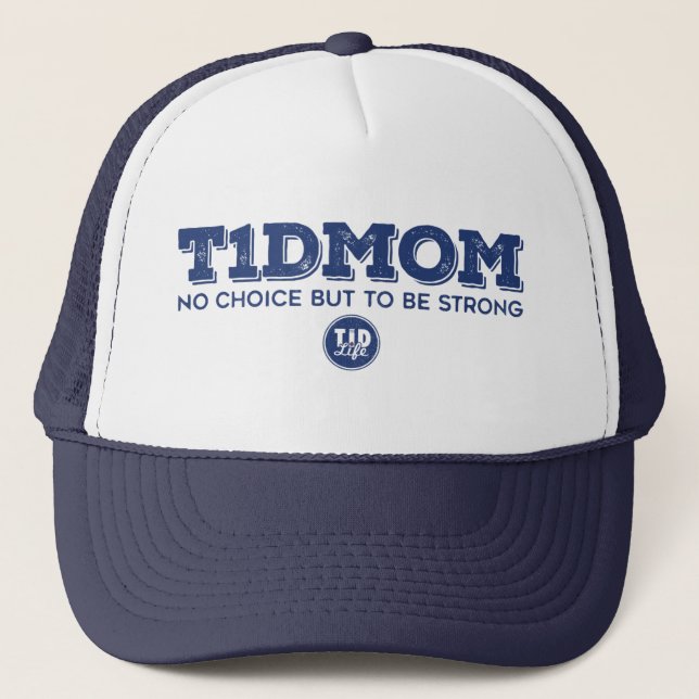 Casquette "T1dMom fort" (marine) (Devant)