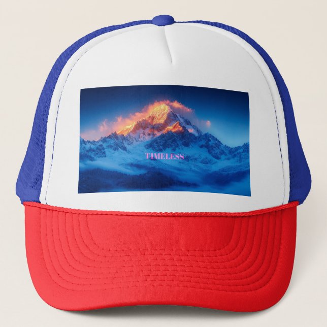 Casquette T1MELESS Snow Mountain Nightcap Bold design (Devant)