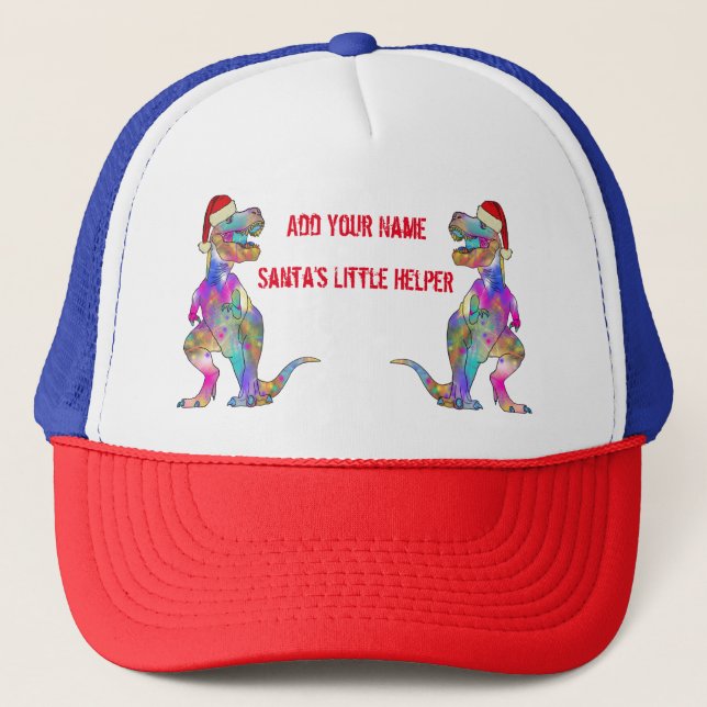 Casquette T Rex Drôle de Noël Dinosaure Funky Citation Ironi (Devant)