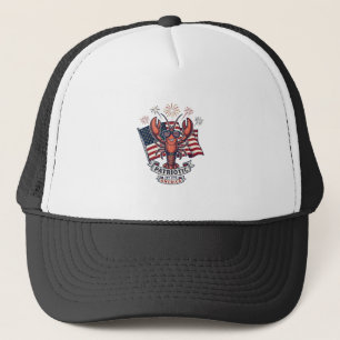 Casquette T-Shirt_1 gravure vintage drapeau homard patriotiq