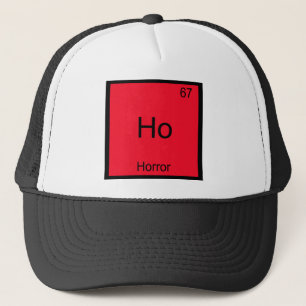 Casquette T-shirt avec le symbole de l'élément chimique drôl