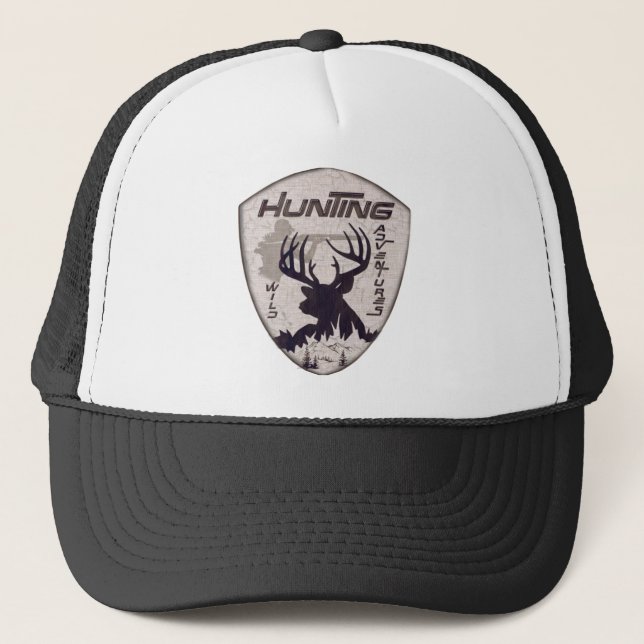 Casquette T-shirt aventure de chasse (Devant)