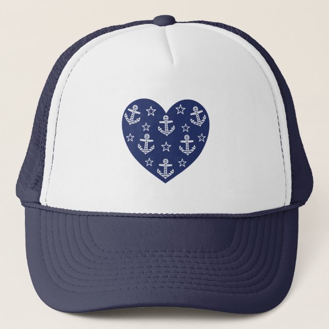 Casquette T-shirt Coeur Maritime (Devant)