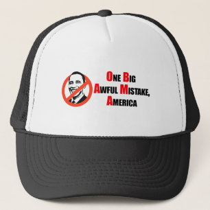 Casquette T-shirt d'Anti-Obama - un grand misake terrible