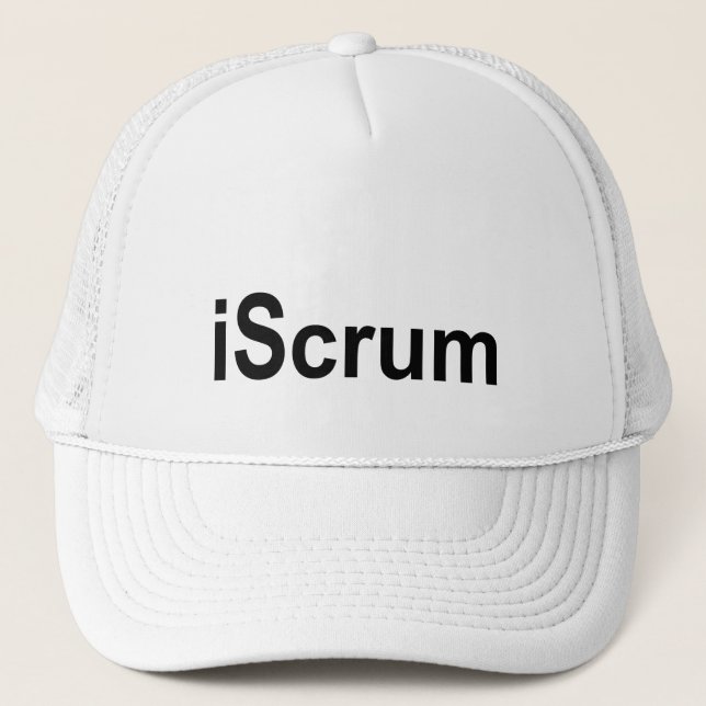Casquette T-shirt de bousculade de rugby d'iScrum (Devant)