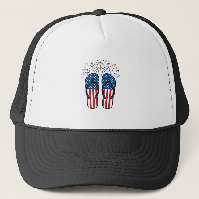 Casquette T-shirt de conception d'été de feux d'artifice de  (Devant)
