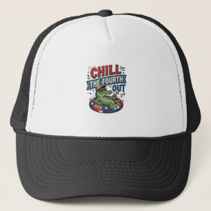 Casquette T-shirt drôle d'été de quatrième juillet pour se r