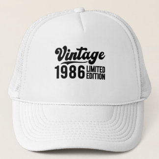 Casquette T-Shirt Édition Limitée Vintage 1986